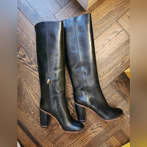 Fendi Shoes - $1550 Brand New 100% Auth Fendi Over the Knee Black Leather Boots Sz 39 9
